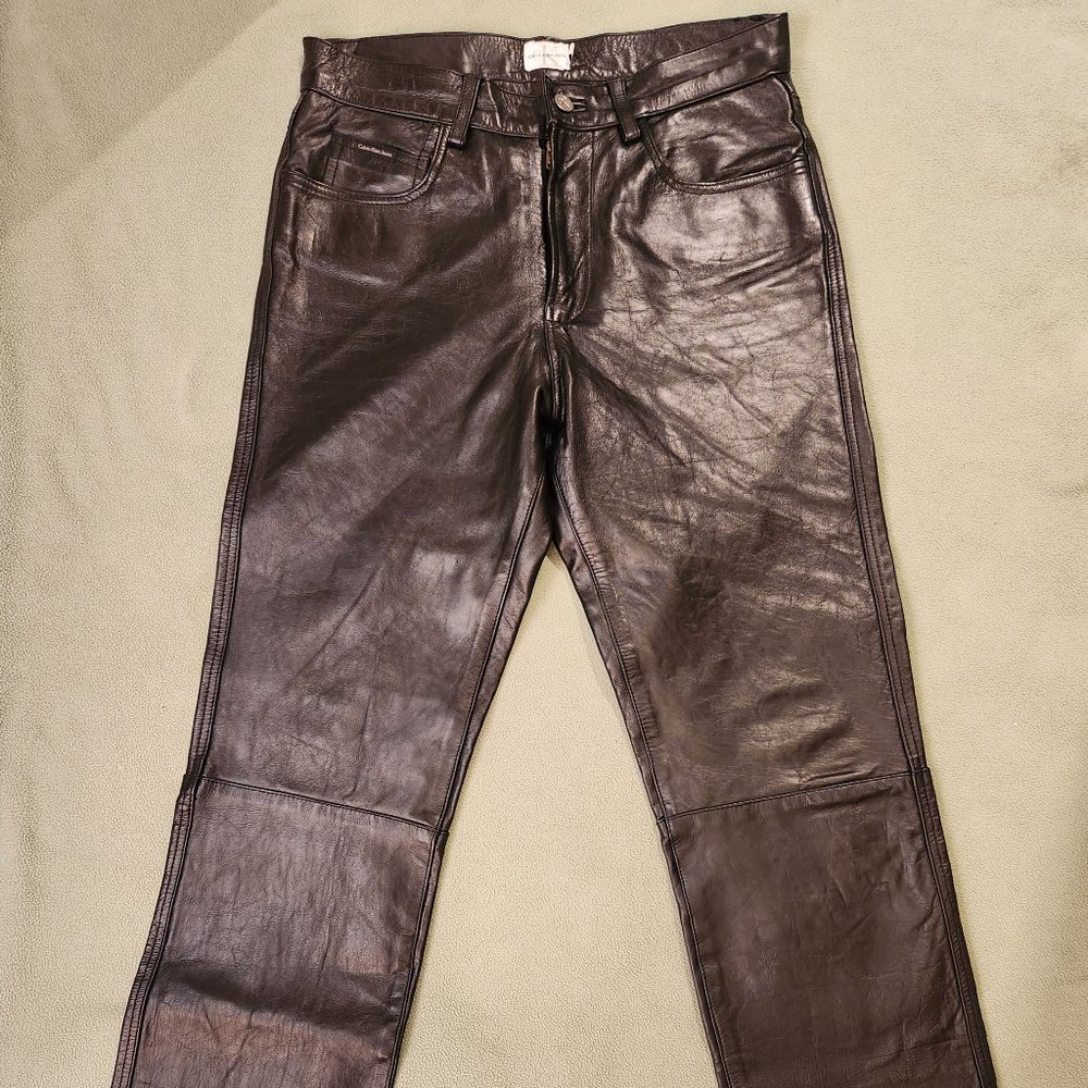 Calvin Klein Leather Pants